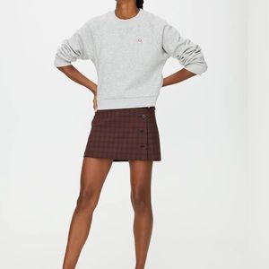 Aritzia Sunday Best Cropped Fleece Sweatshirt XS